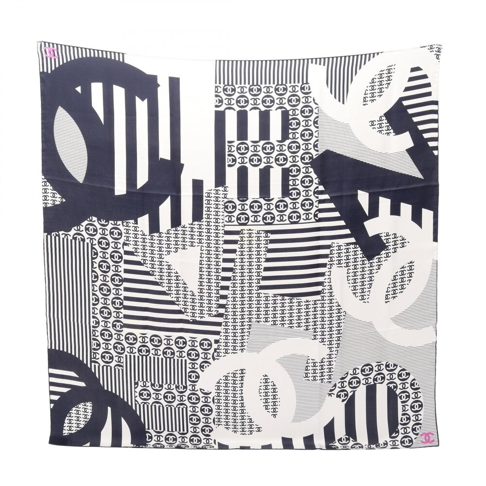 Chanel Coco Mark Stripe Scarf Stole #351928C10B